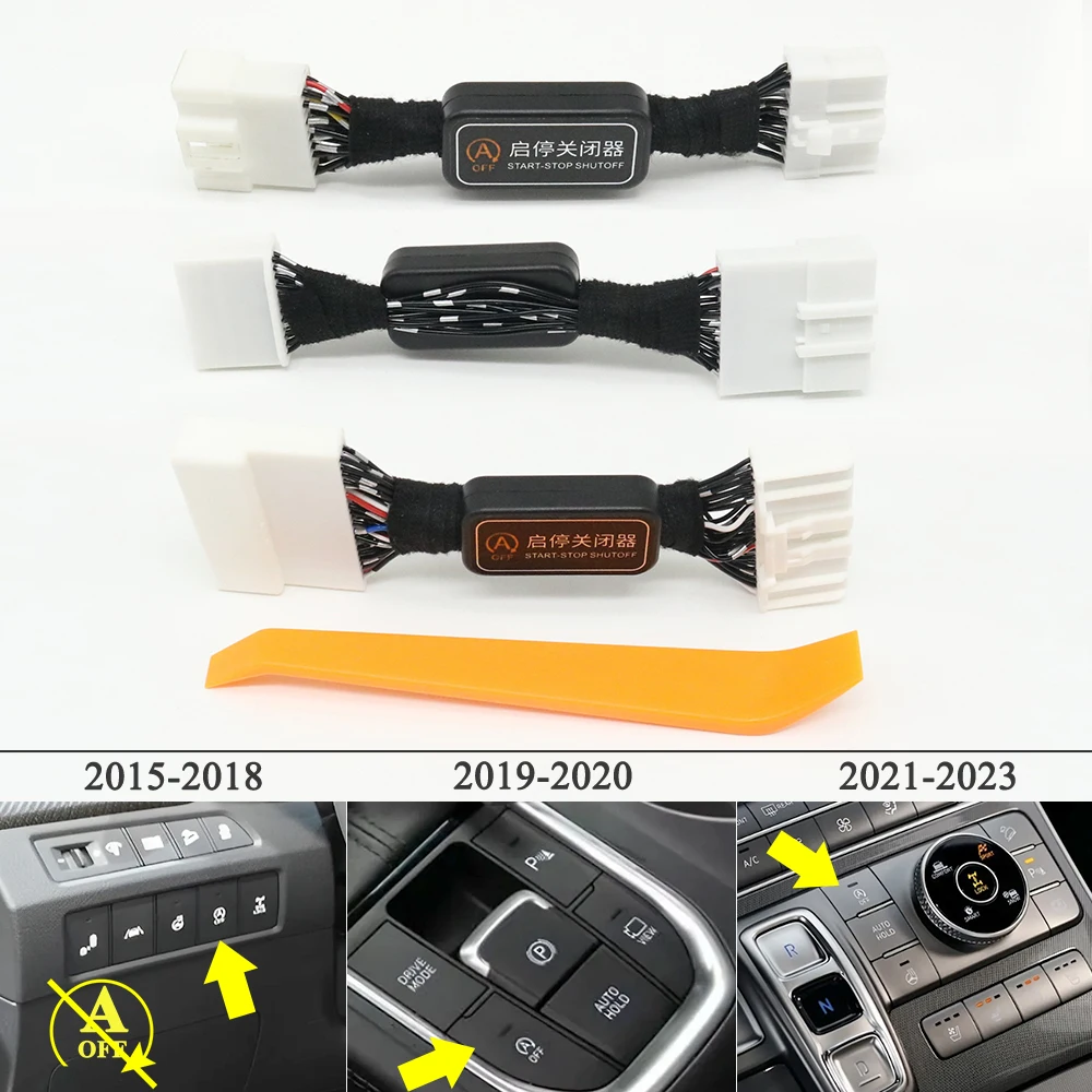 

Auto Start Stop Disable Eliminator Engine System Off Closer Canceller Cable Delete Control Plug For Hyundai Santafe 2015-2023