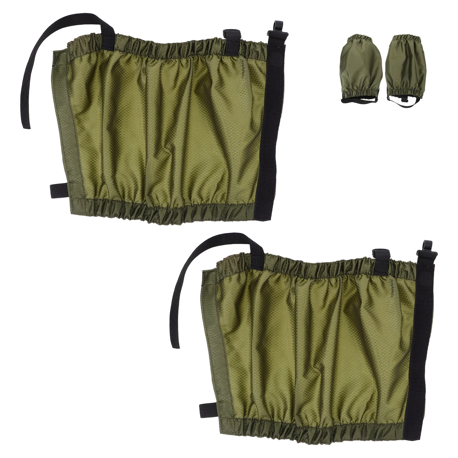 

1 Pair Snow Lightweight Waterproof Ankle Hiking For Outdoor Walking Climbing Dark Green Hiking Leg Gaiters Men Waterproof Shoe