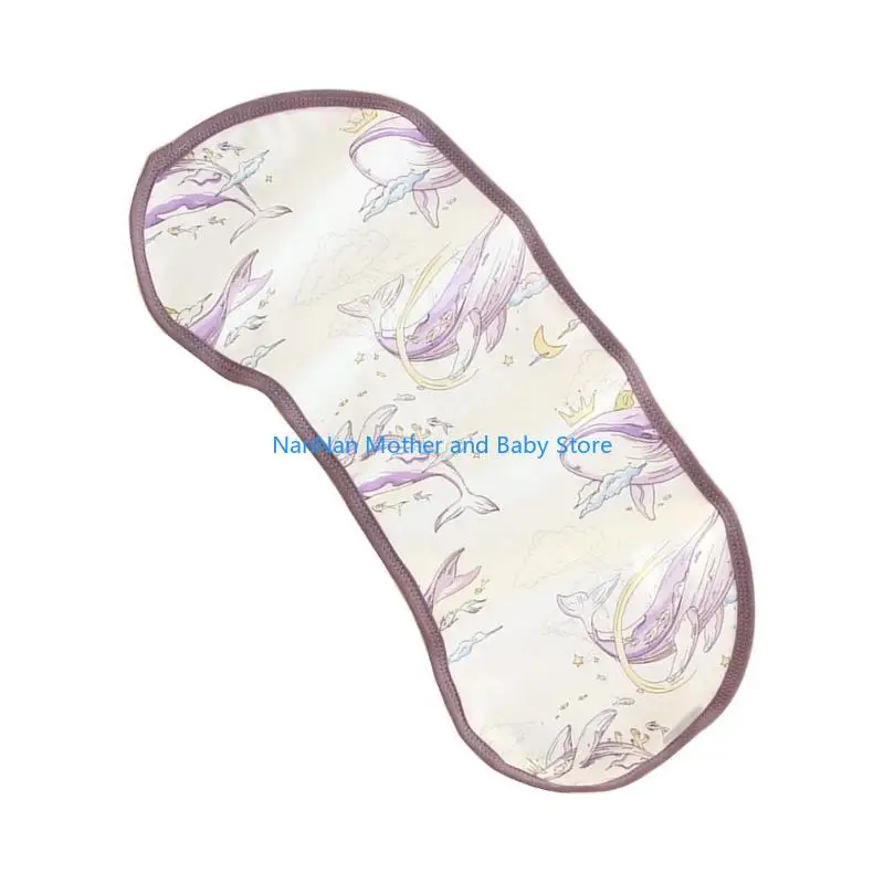 

Drooling Bibs for Baby, Cotton Burp Cloth Waterproof Face Towel Toddlers Shoulder Pad Nursing Essential for Teething