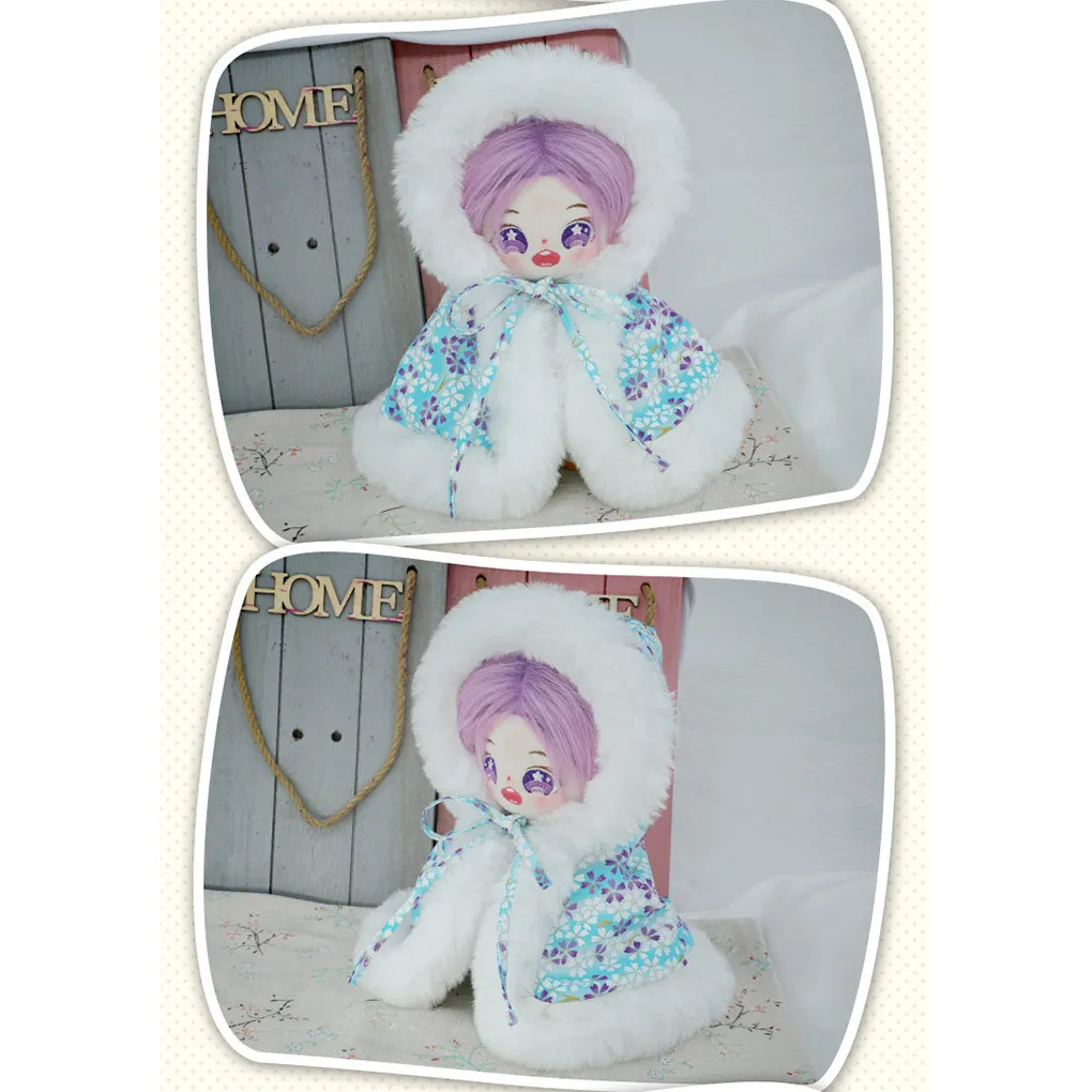 20 سنتيمتر دمية كيب ألعاب من نسيج مخملي عباءة مرنة الملابس والاكسسوارات هدية #5