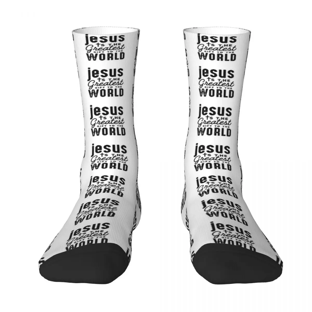 Jesus Is The Greatest Gift To The World Stockings Men Religious Quote Christian Socks Korean Socks Winter Anti Slip Socks