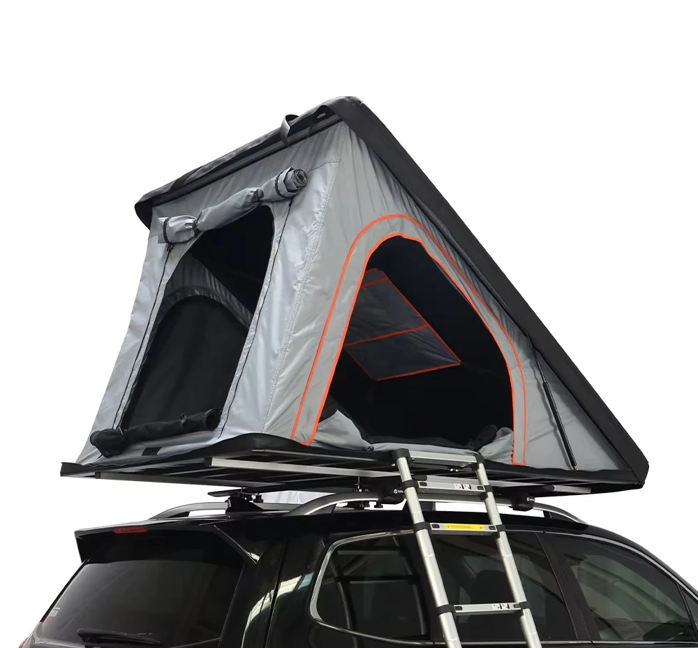 1-3 Person Light Shell Camping Outdoor Car Rooftop Tent Triangle Type of Car Roof Top Tent