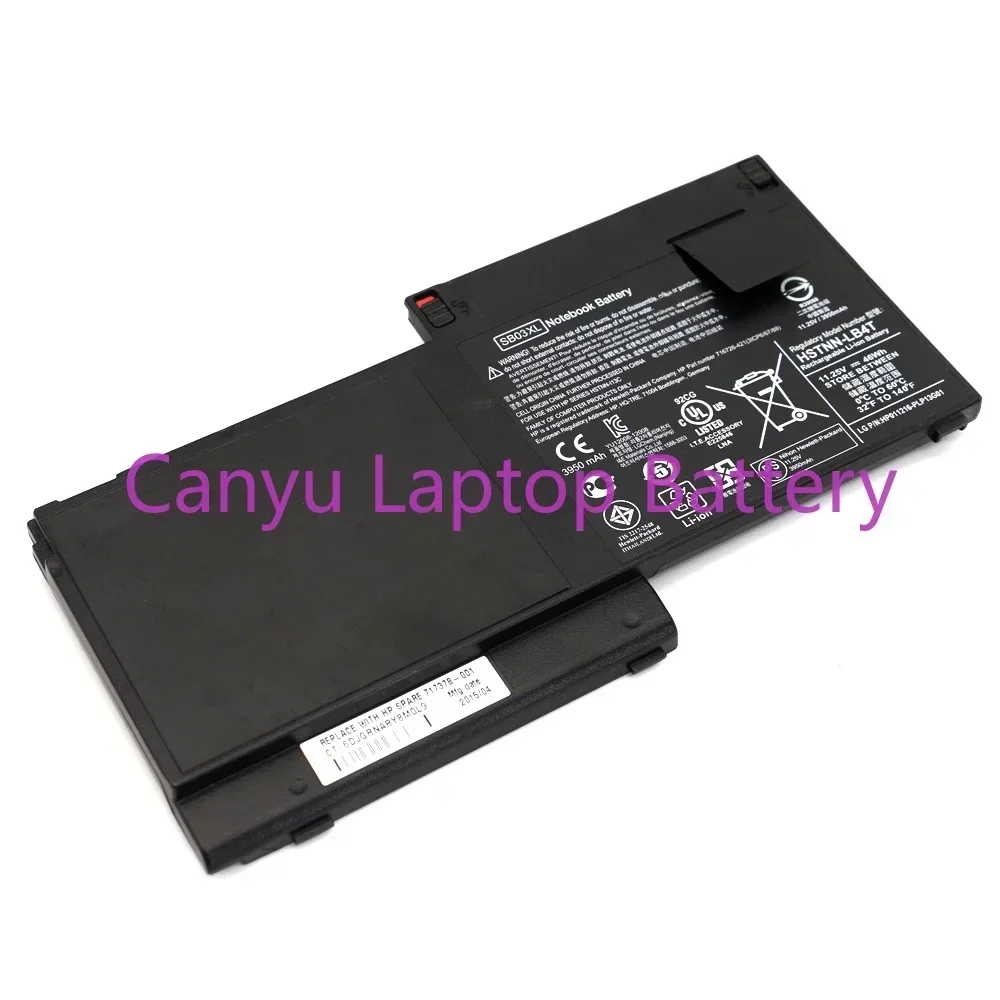 SB03XL   For HP EliteBook 820 720 725 G1 G2 HSTNN-IB4T HSTNN-l13C HSTNN-LB4T SB03046XL 717378-001 E7U25AA Laptop battery