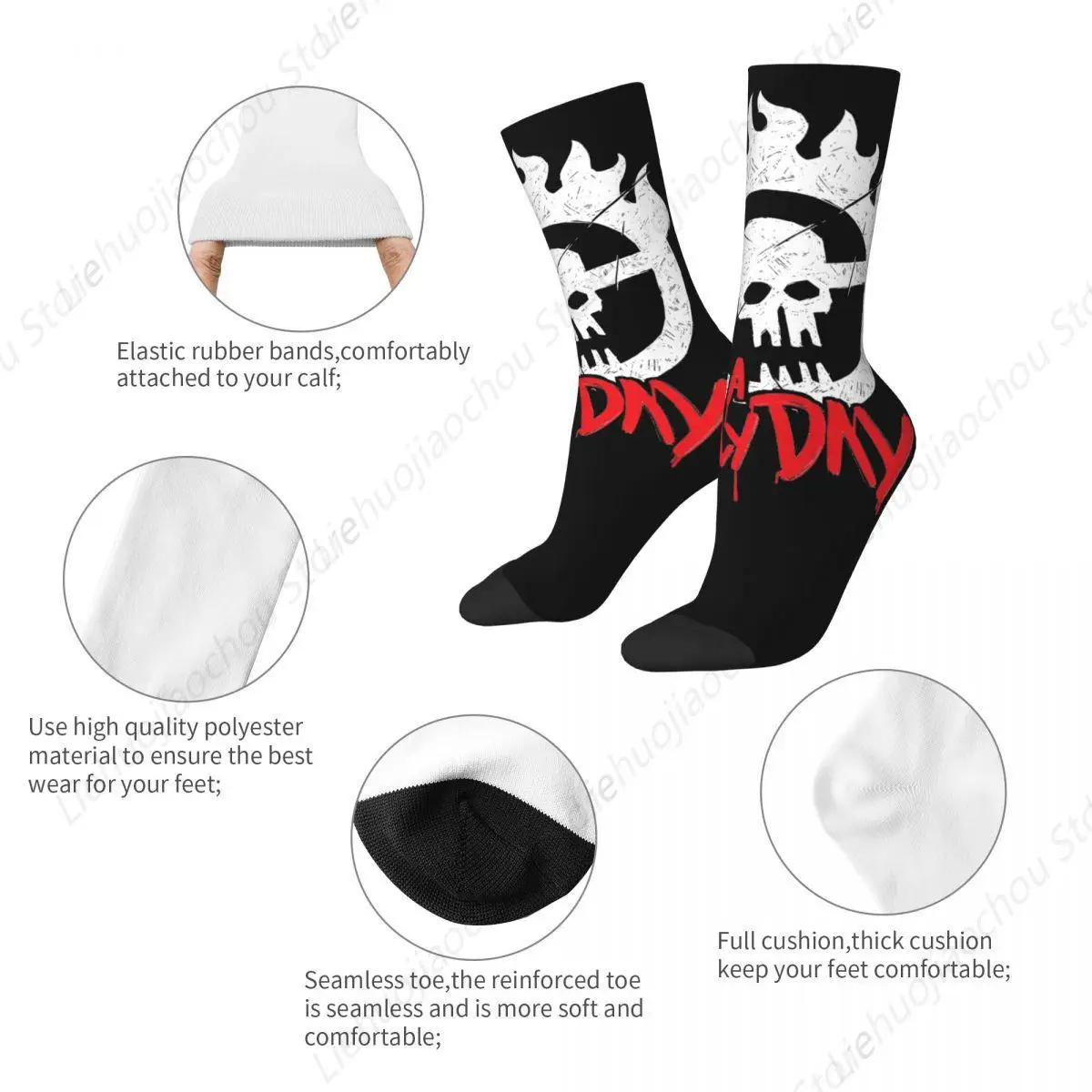 Autumn Winter Cool Men's Women's What A Lovely Day Socks Mad Max Breathable Sports Socks