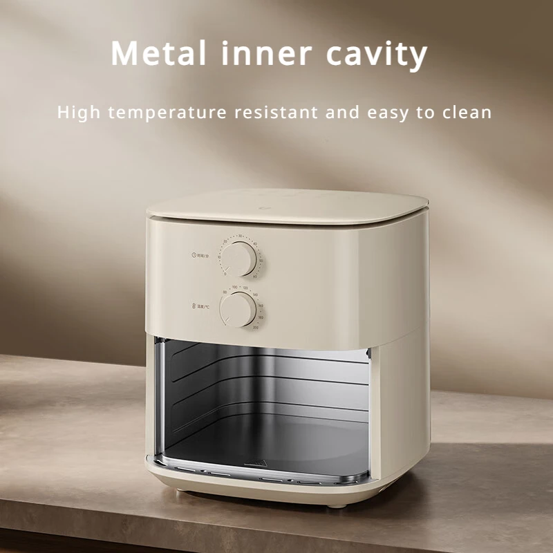 Nuovo Xiaomi Mijia friggitrice ad aria N1 5L 360 ° cottura fornello senza olio con controllo tattile cucina senza fumo forno elettrico per