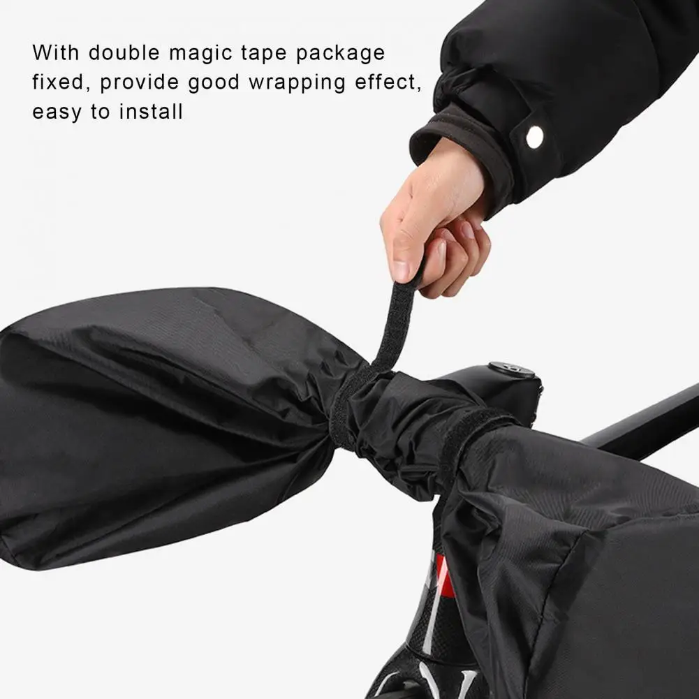 Durable Nylon Handlebar Protector Bicycle Handlebar Cover Waterproof Bike Handlebar Protector Cover with for Road for Cyclists