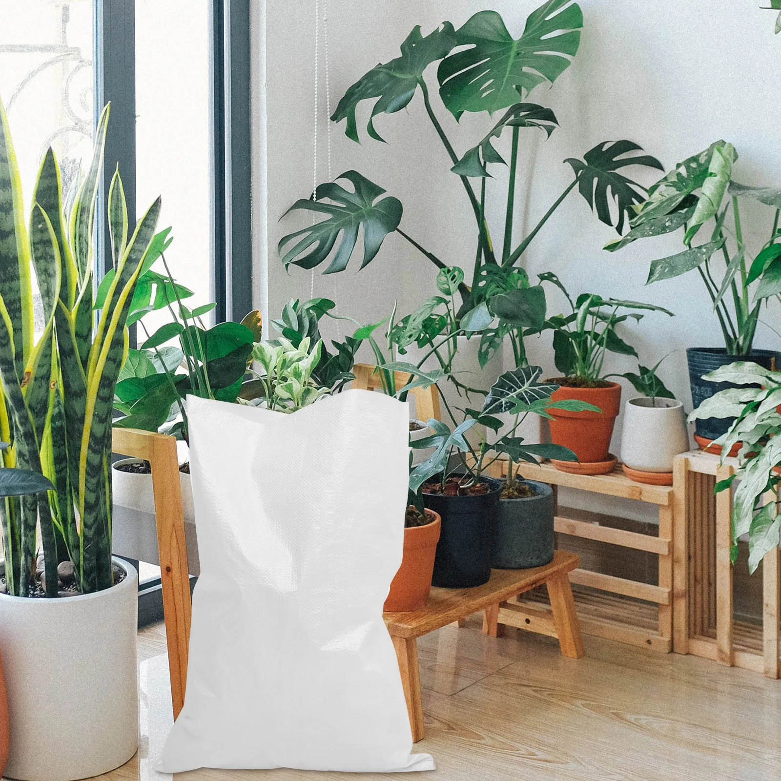 Bolsas de barrera contra inundaciones de alta resistencia, bolsas de arena de polietileno para protección y prevención de inundaciones, bolsas de embalaje de polietileno para uso al aire libre, 5 uds.