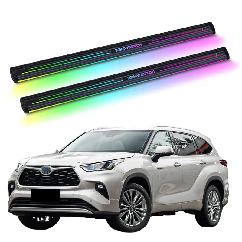 

Automatic Electric Power Neon Led Light Side Step Running Board for Toyota Highlander 2022-2023