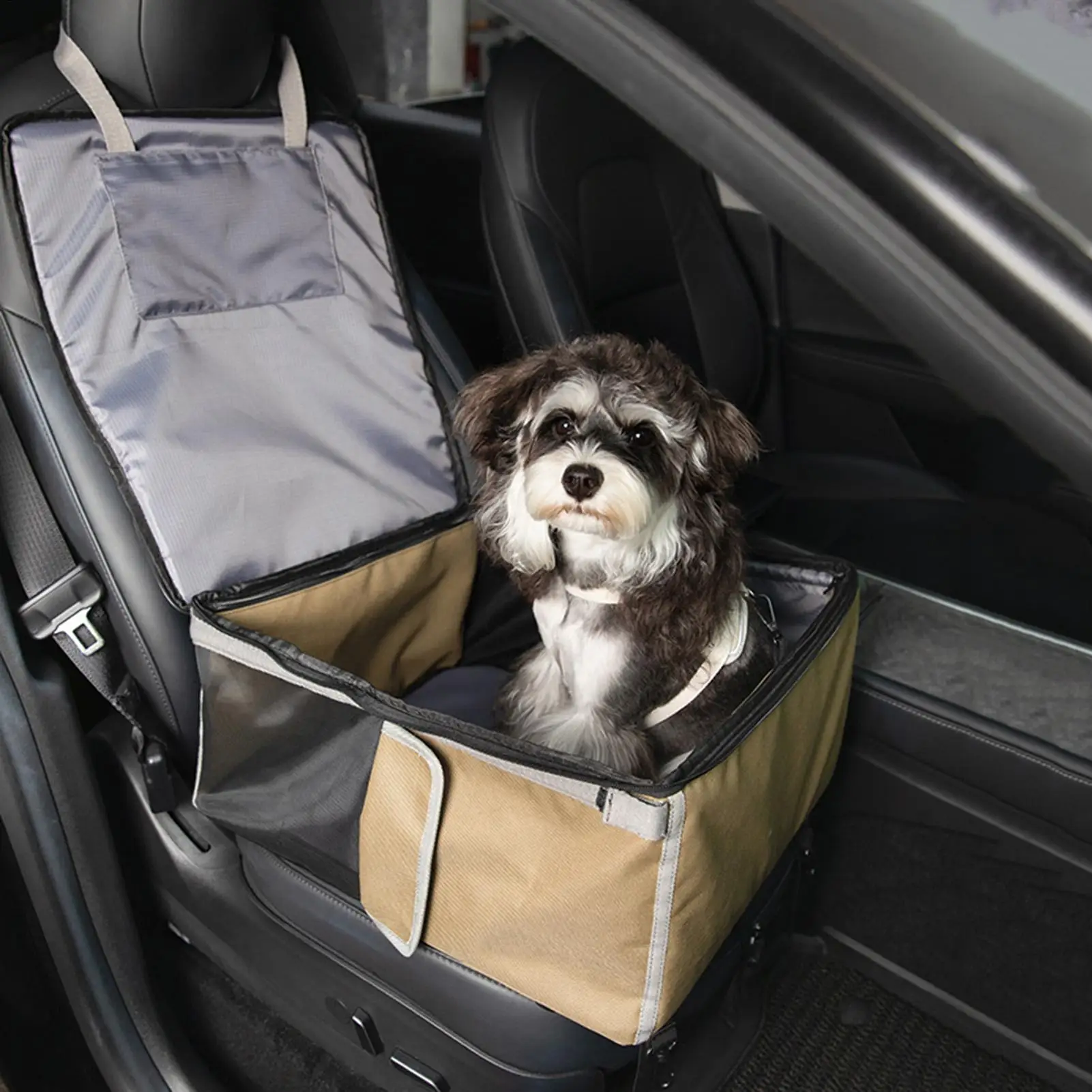 

Dog Chair for Car Convertible Backpack Breathable Mesh Washable Removable Pet Car Seat for Travel Vehicle Automotive SUV RV Road