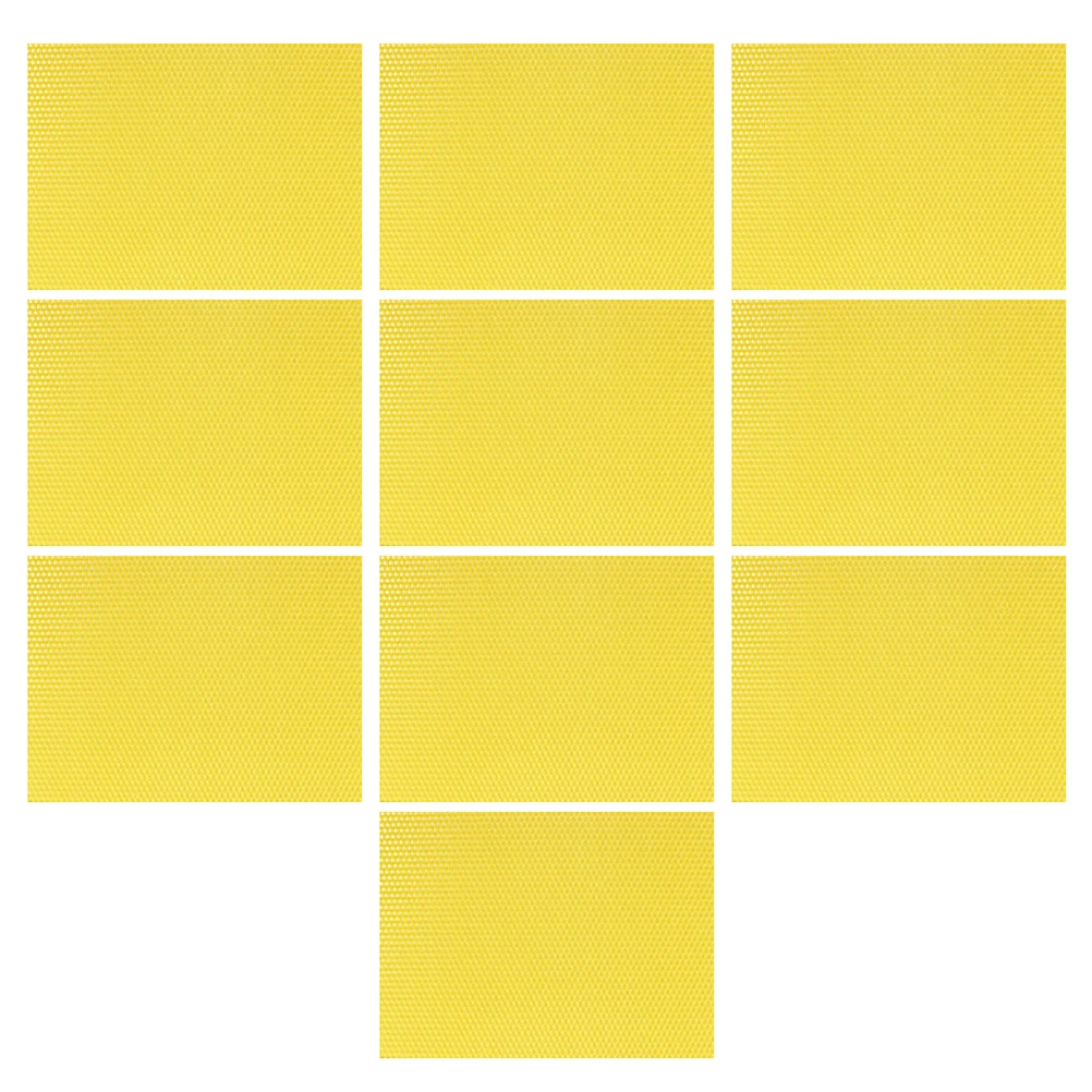 

10pcs Beeswax Foundation Sheets Honeycomb Base Nest Beekeeping Equipment Practical Durable Beehive Tools Garden Supplies