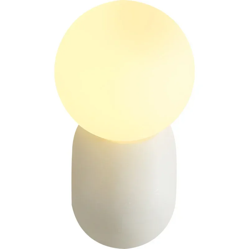 Small Cream Minimalist Bedroom Bedside Wall Lamp Modern Simple Living Room LED Lights Aisle Decorative Wall Sconces