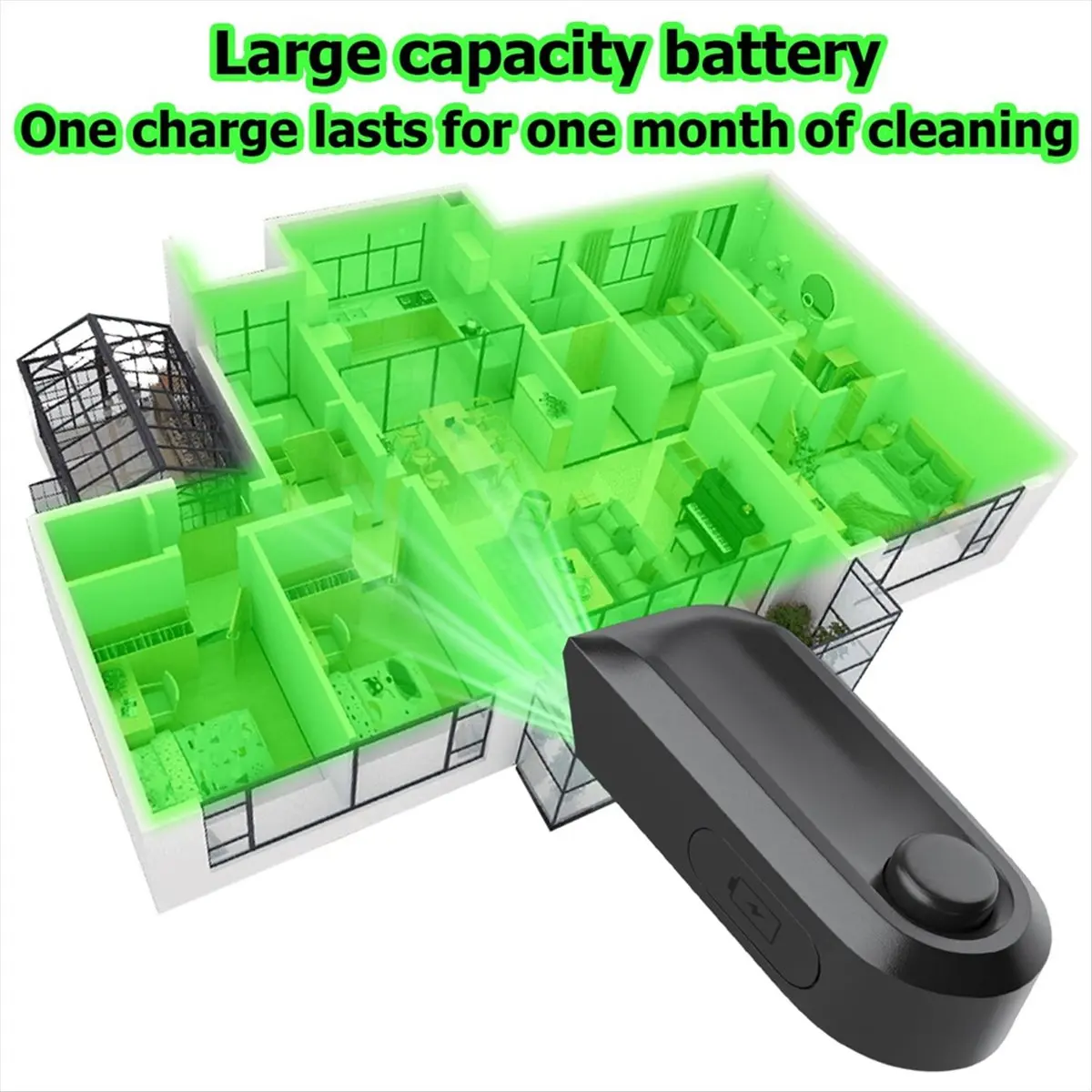 

(ABJZ) 3 шт. Универсальные насадки для пылесоса с LED-подсветкой для обнаружения скрытого пыли, волос и шерсти животных