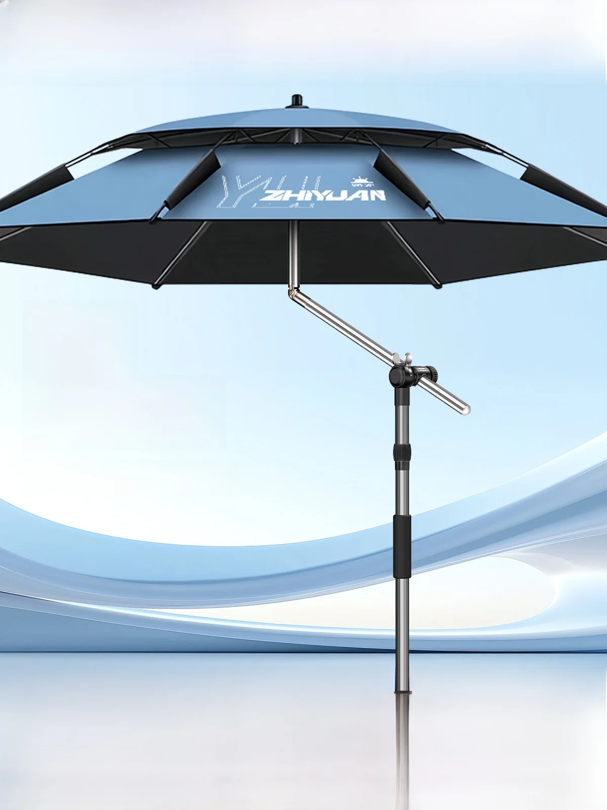 

Fiing Umbrella Outdoor Sunade Fiing Gear Aluminum Alloy Sti Ox Cloth Fiing Rain Umbrella All-Match Fiing Pole