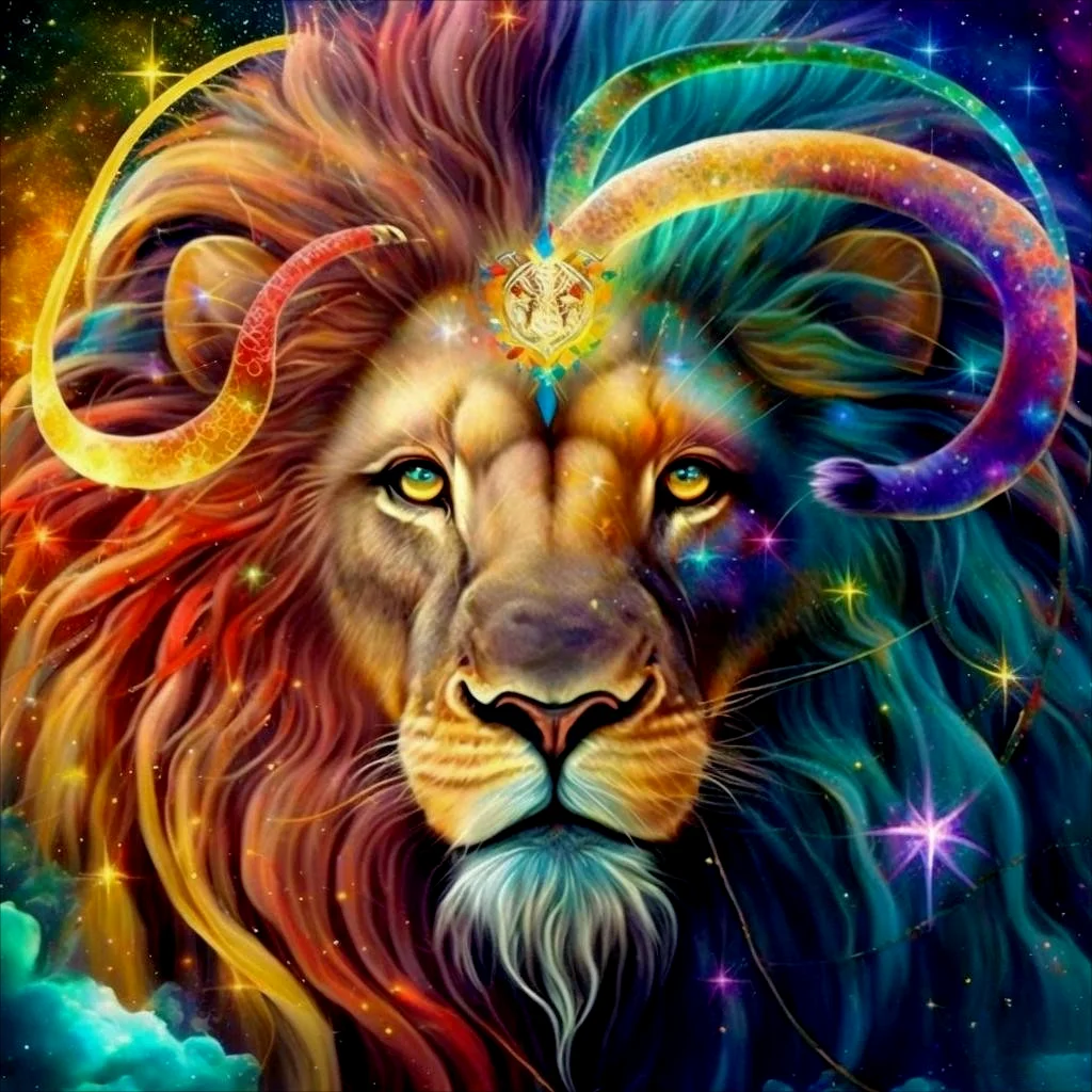 Sunature AB Diamond Painting Art Full Square Round Drills Lion Diamond Painting Kits (5-10 AB Colors)