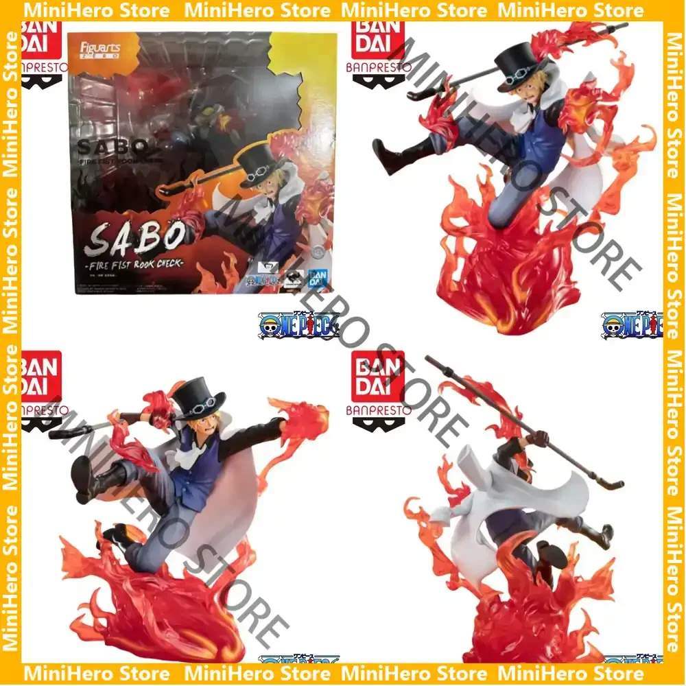 

In Stock Bandai Original One Piece Sabo Action Figure 1/12 PVC Anime Display Collectible