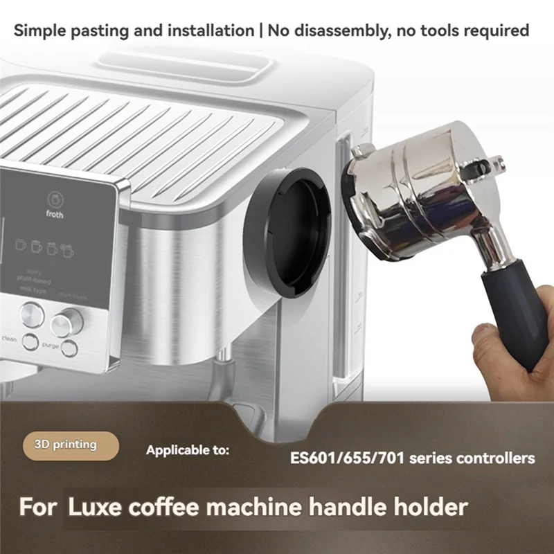 【Popular】For NINJA ES601 ES655 ES701 Coffee Machine Handle Storage Rack Wall Mounted Holder Without Punching