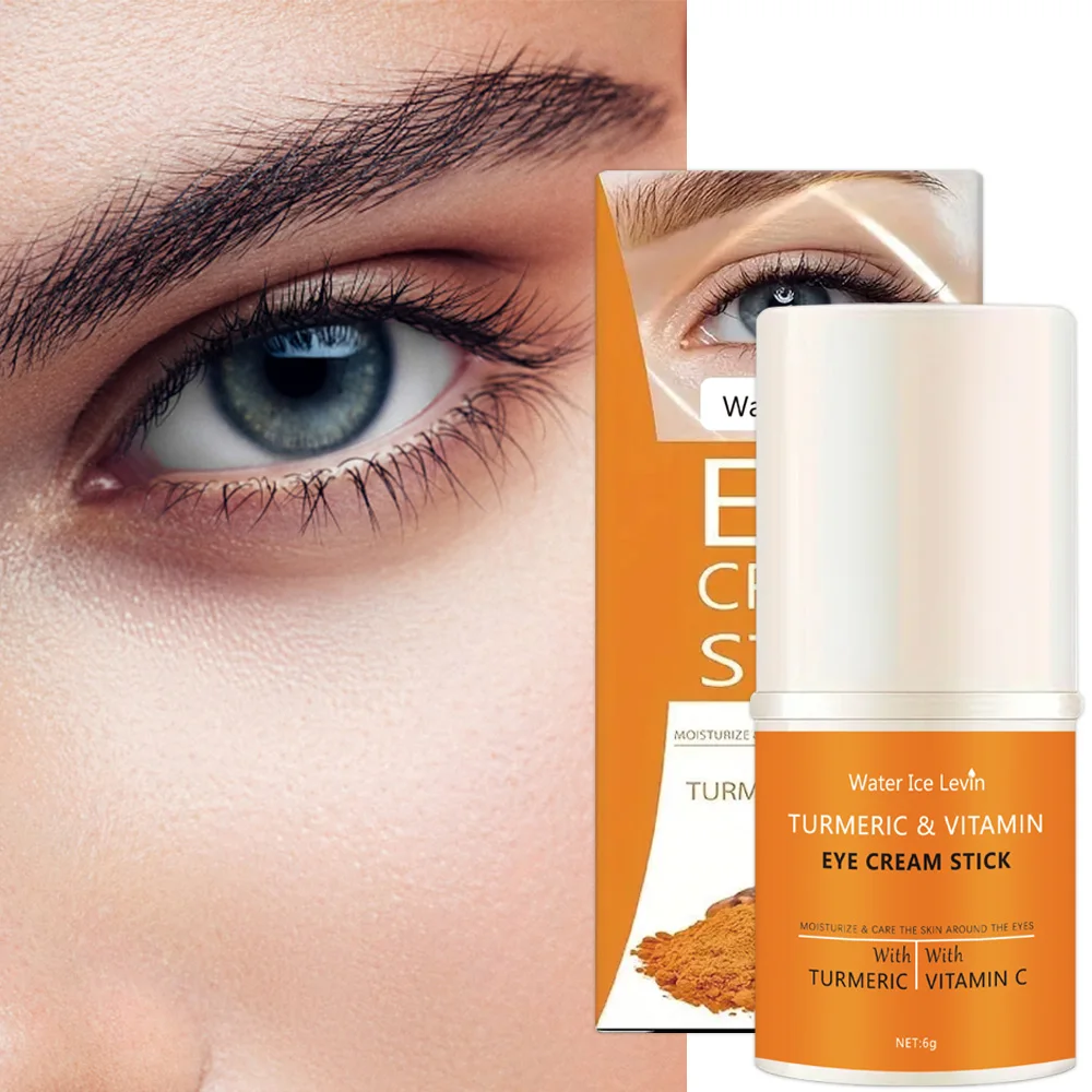 Turmeric Eye Cream Stick Anti-aging Anti Wrinkle Firming Moisturizing Puffiness Black And Circles Deep Lightening Eye care 6g