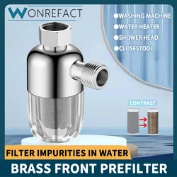 Washing Machine Effluent Purifier Front Filter Bathroom Kitchen Brass Universal Faucet Sediment Filter Water Heater Front Filter