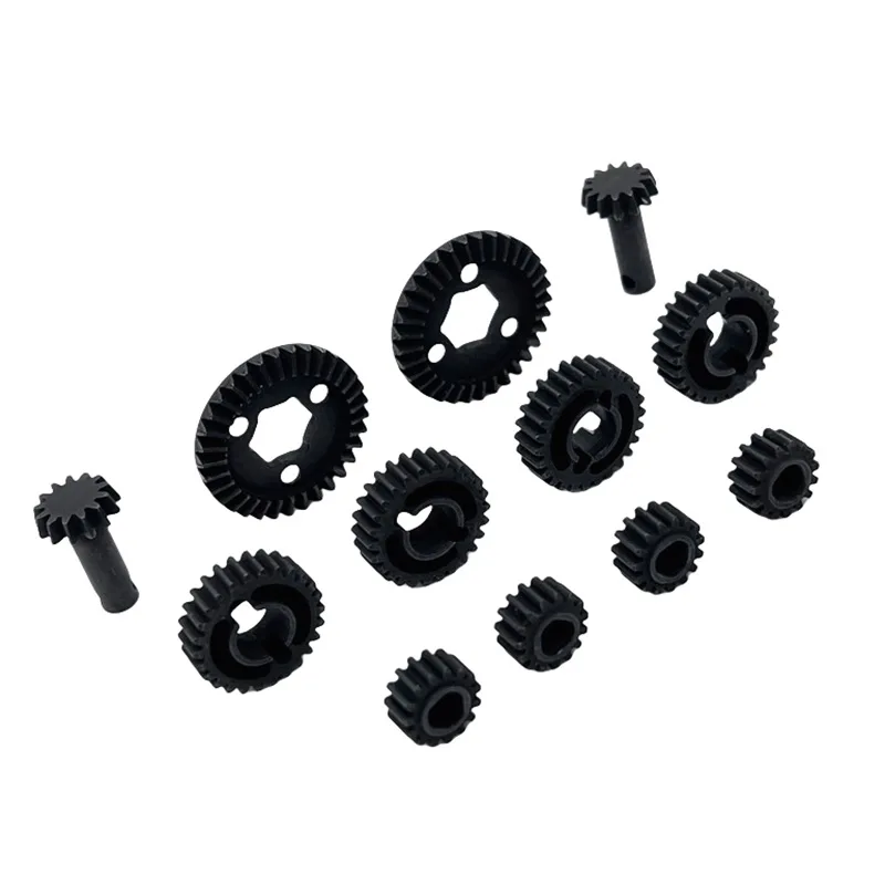 MJX H12Y H12Y+ RC Auto Gehard Staal Voor Achteras Tandwielen & Gear Cover Reserveonderdelen