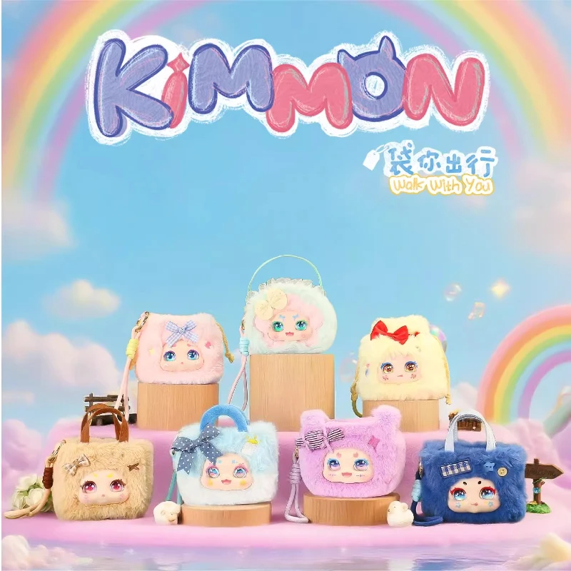

Kimmon Blind Box Walk with You Series Toys Симпатичные аниме-фигурки Таинственная коробка-сюрприз Сумка Подвеска Декор Сумка для наушников Изменение ювелирных изделий