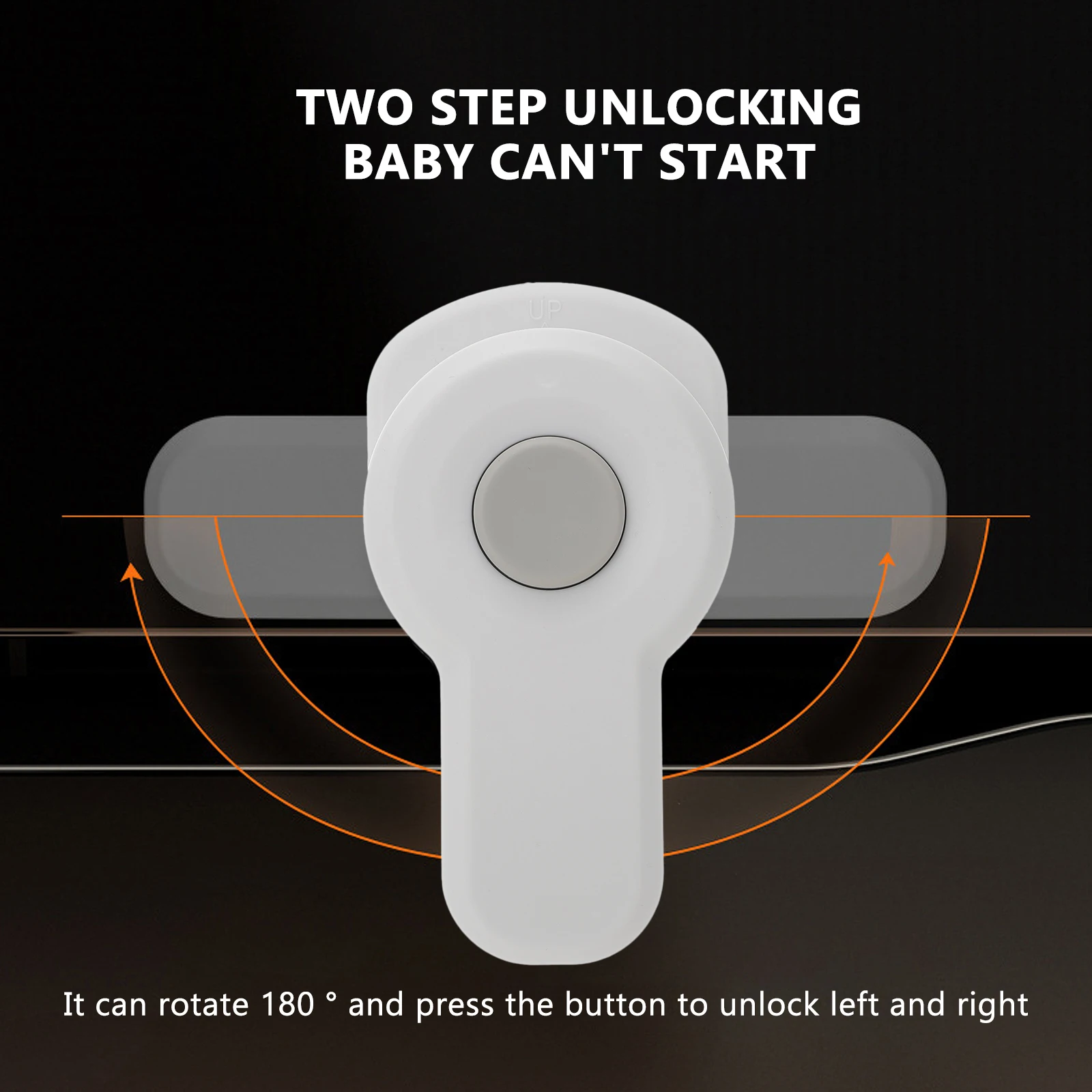 

2Pcs Childproof Oven Safety Lock Babyproof Oven Door Lock Hard for Kids Open Protect Kitchen Safety