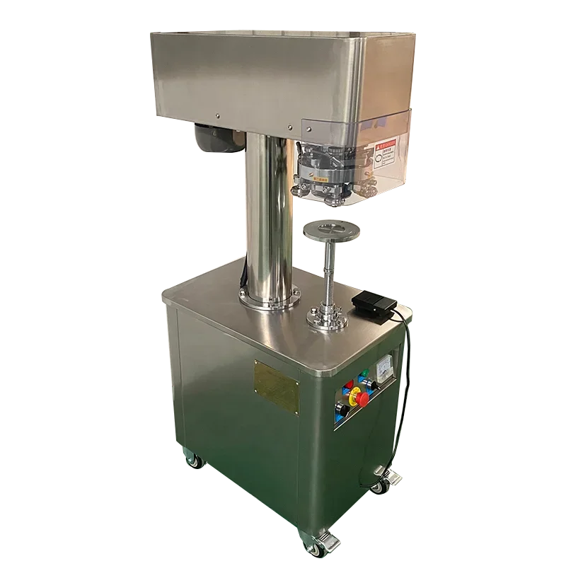 

Semi Auto Electric Can Sealing Machine Semi-auto Soda Beer Can Seamer For Commercial