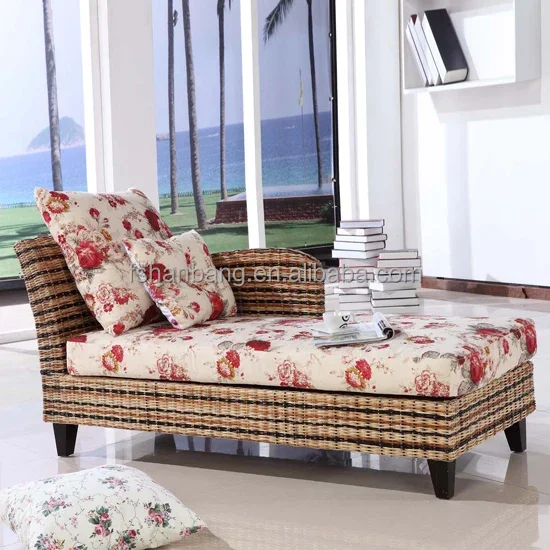 2026 New Luxury Elegant Bedroom Living Rom Hotel Rattan Wicker and European French Italy Neoclassical Style Settee Chaise Lounge