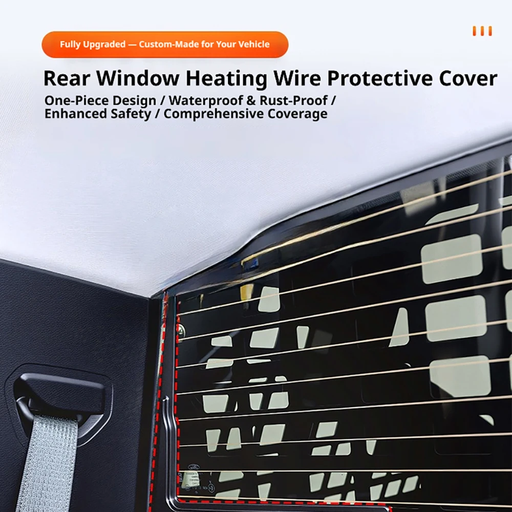 For Ford Ranger 2023 2024 2025 Rear Window HeatingElement Protective Cover Automobile Parts Easy installation & reliable quality