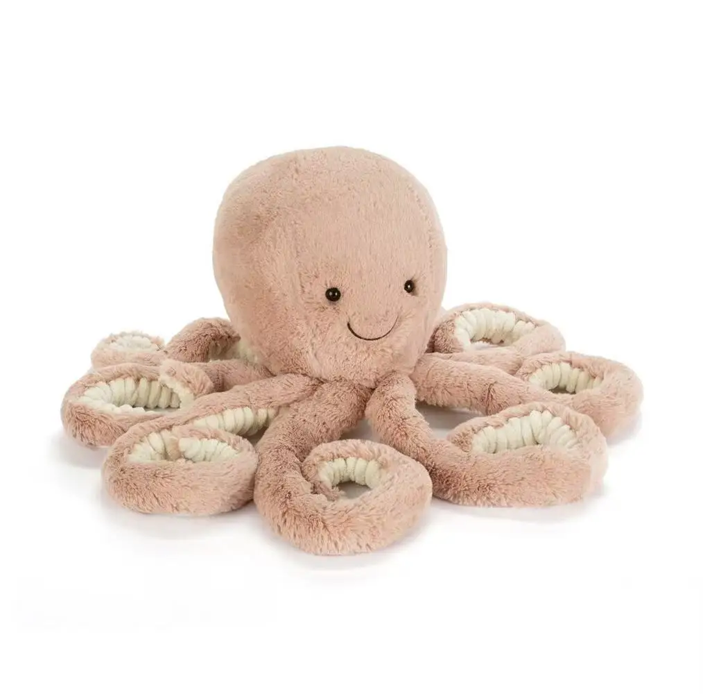 

JELLYCAT New Octopus Doll Simulation Stuffed Plush Toy Cartoon Anime Cute Pillow Children's Birthday Gift Interesting Doll