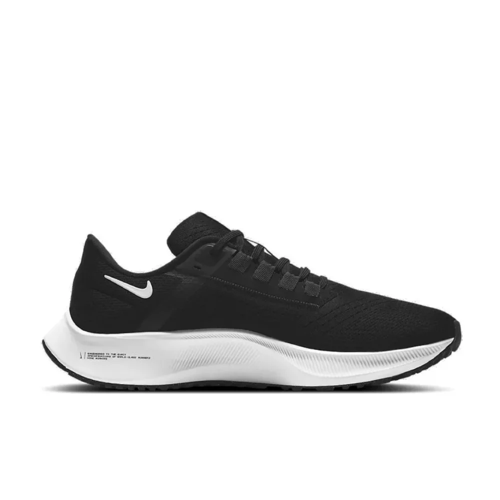 Nike Air Zoom Pegasus 38 Herren-Sportlaufschuhe, leichte, gepolsterte Laufschuhe, bequem, Schwarz und Weiß