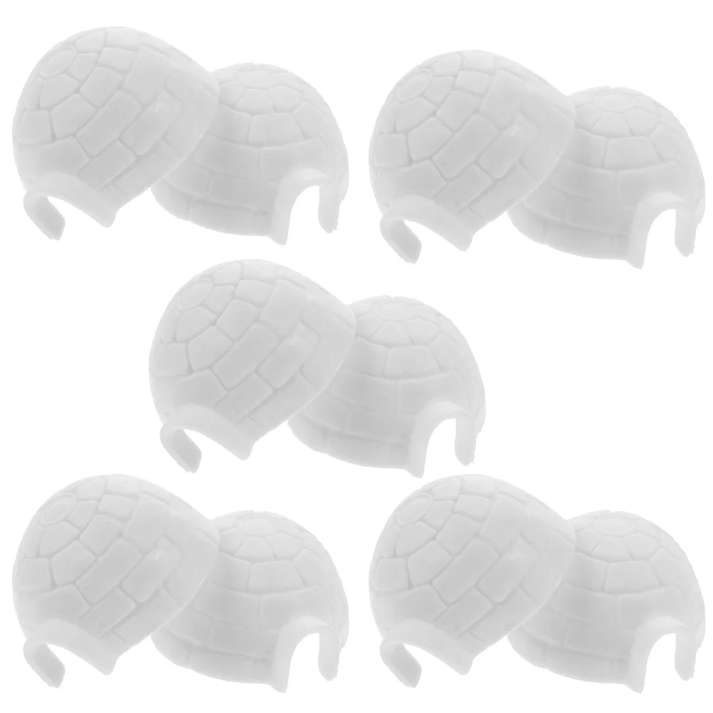 

10 Pcs Igloo Model Home Decor Figures Ornament for Kids Cartoon Figurines Ornaments Toy