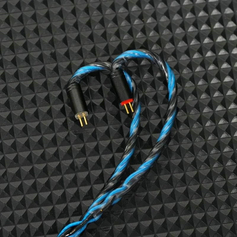 XINHS XH17 Blue Flame 8-Core 5-Element + OCC Graphene HIFI Kopfhörer-Upgrade-Kabel für alle Arten von Kopfhörern 0,78 2PIN/IE900 – Detail 5