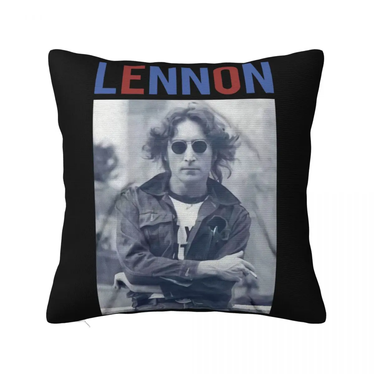 John Histper Lennon 'John Histper Lennon Red White Lennon للنساء البالغات 'Rock Band The M Pillow Case