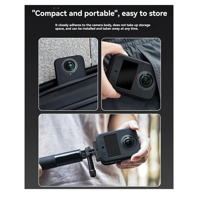 FFYY-для DJI Osmo 360, силиконовый защитный чехол с полным покрытием, мягкий силиконовый чехол, аксессуар для камеры DJI Osmo 360