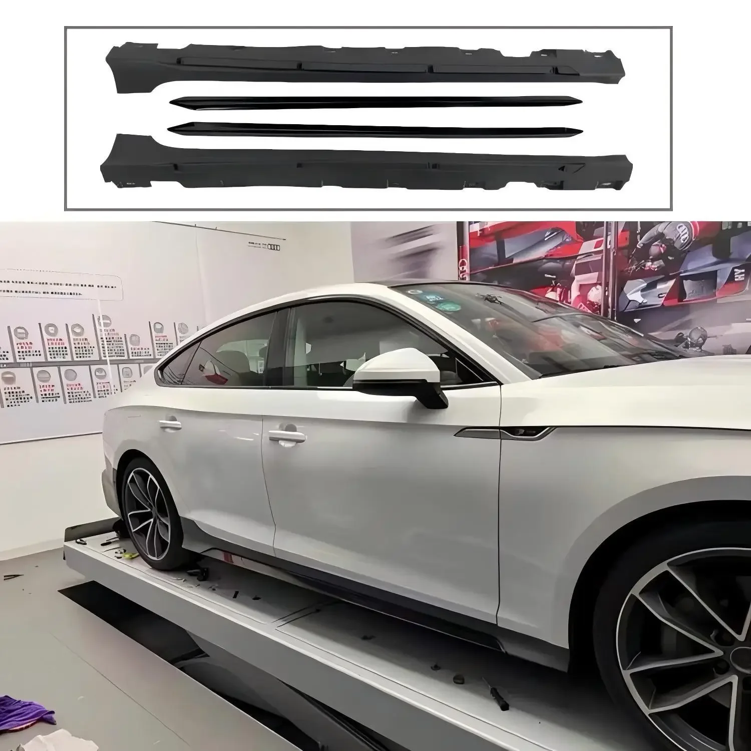 XDS T-2021-2022 A5 B9 フェイスリフトに 2022 新しい RS5 スタイルボディキット高品質車のバンパーグリルアクセサリー簡単なインストール