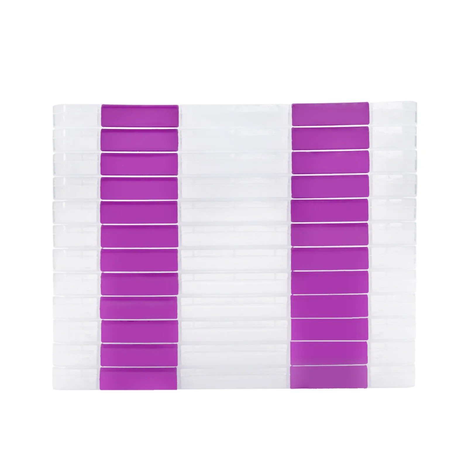 12-Count File Storage Boxes, PP Material, Double Buckles, Transparent For Office, School, Store Documents, Photos Easy To Access