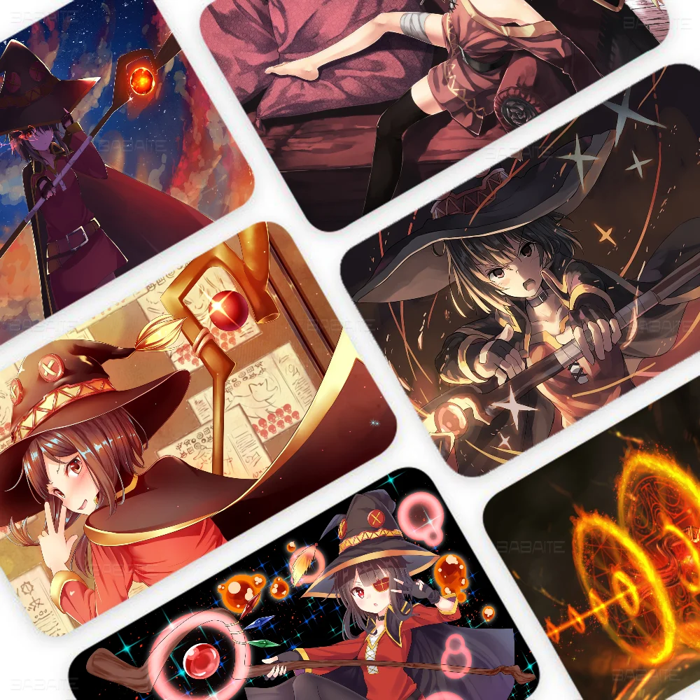 Cute Aqua Konosuba Anime Girl Anime Front Cover Film Sticker Skin For Credit Debit Card Small Large Chip