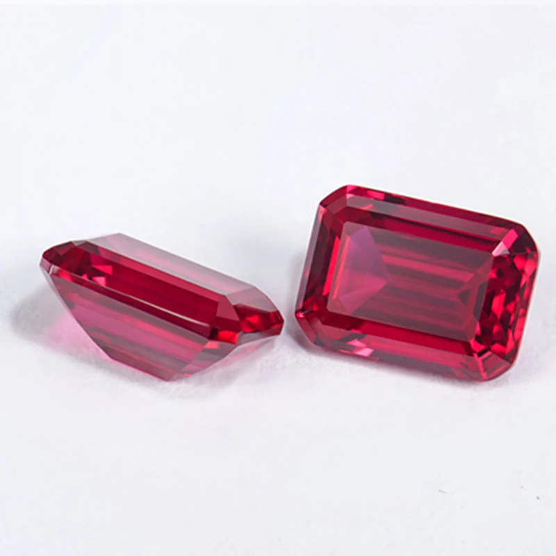 محاصر جميل روبي الزمرد قطع حمامة الدم روبي اختبار موس صلابة الأحجار الكريمة لصنع المجوهرات/مجموعة الهدايا الحجر الكريمة