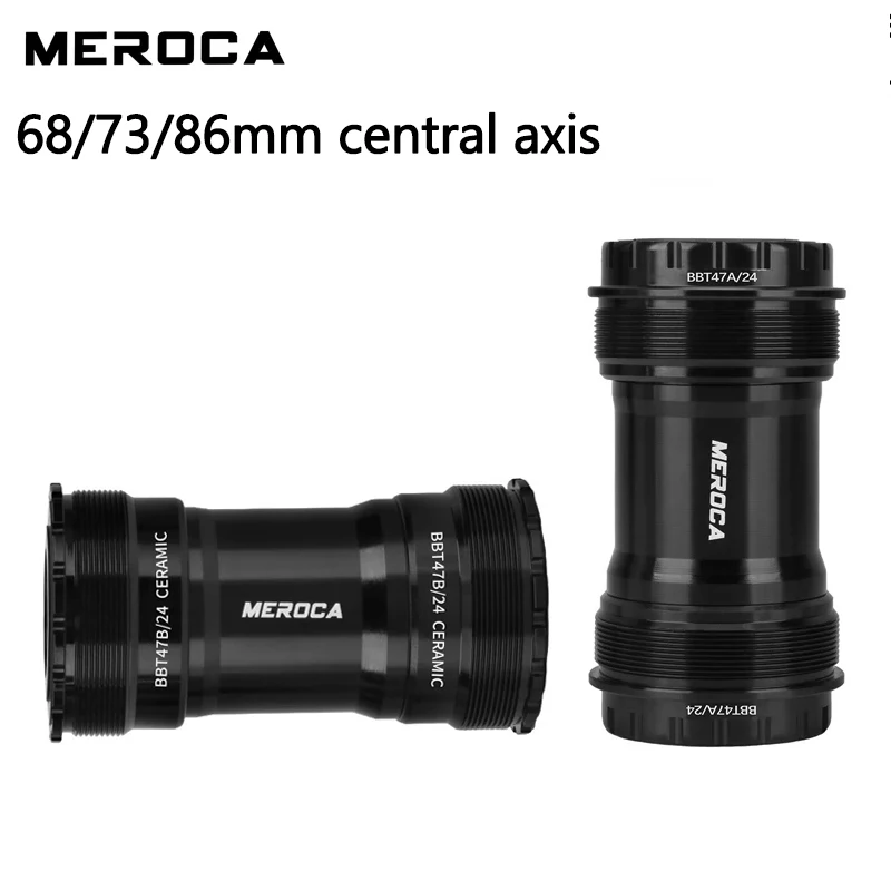 

MEROCA bicycle parts ceramic bottom bracket for road and mountain bikes 68/73/86mm central axis 24mm hollow center