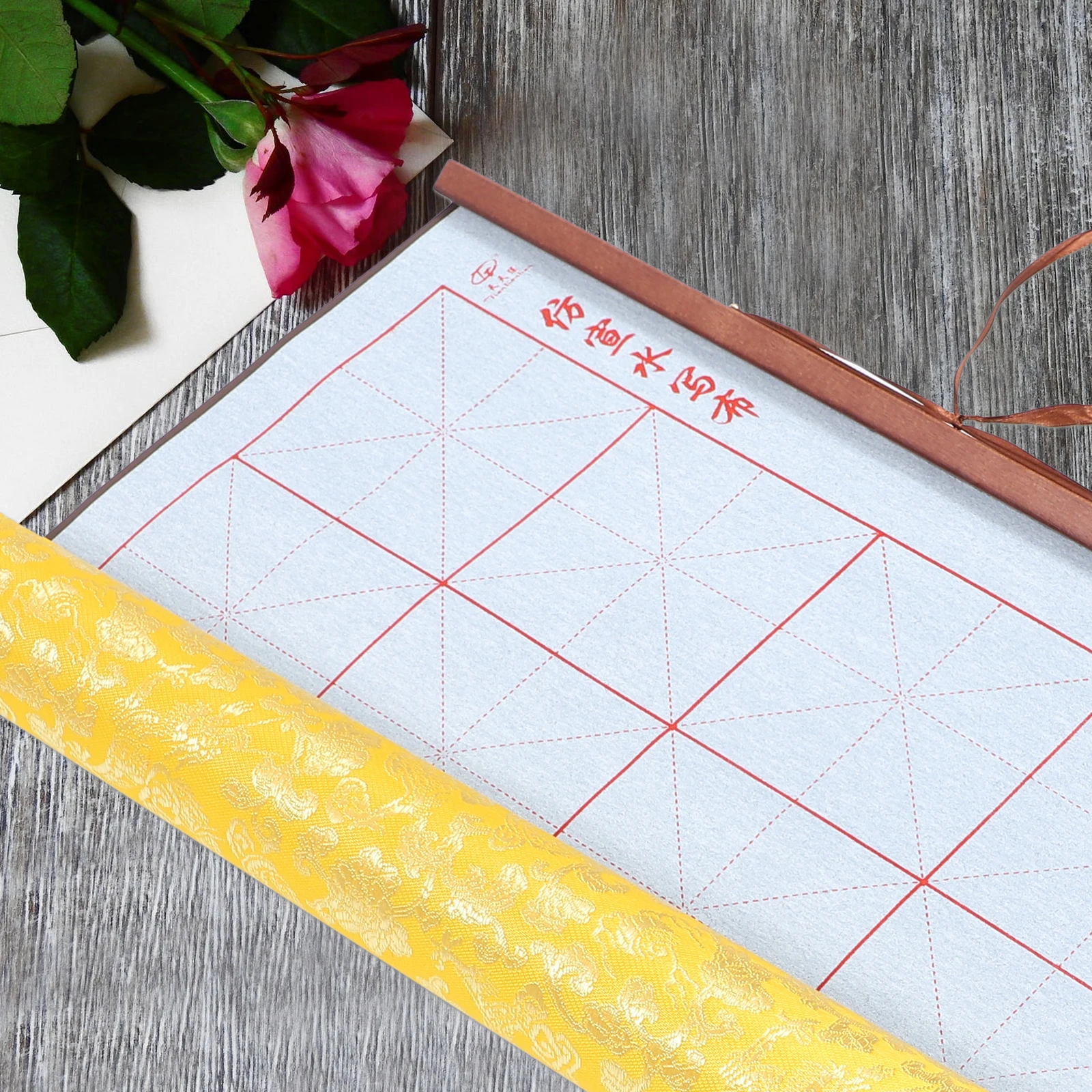

Chinese Water Writing Cloth Calligraphy Practice Diy Brush Handwriting Drawing Scroll For Home Calligraphy Supply Accessory Art