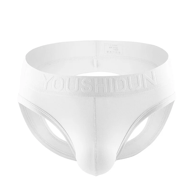 Men's Underwear Backless Thongs Cotton Breathable Bikini String Homme Cueca Tanga Low Waist Jockstrap