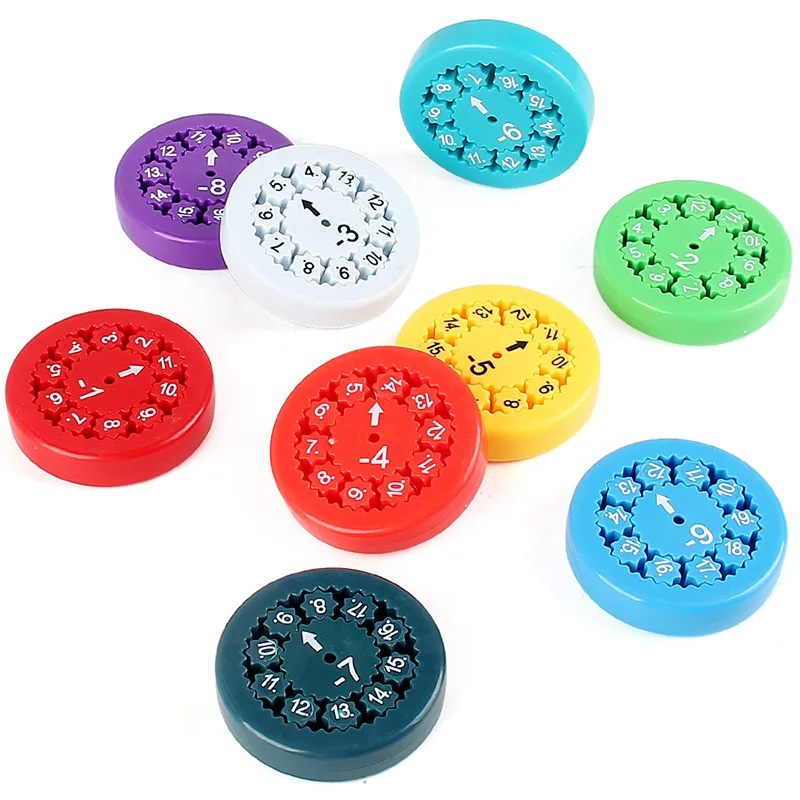 Gyroscope numérique du bout des doigts pour enfants, jouet d'apprentissage éducatif arithmétique et anti-stress, spinner fidget pignon