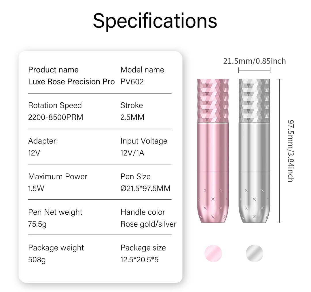 FAMISOO Professionele permanente make-upmachine Tattoo Machine Microblading-apparaat voor wenkbrauwen Lip Eyeliner SMP Tatoeëren Voering