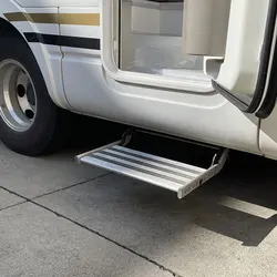 Aluminum Alloy Double Layer /Single Layer RV Caravan Trailer Folding Step For Camper Caravan Accessories