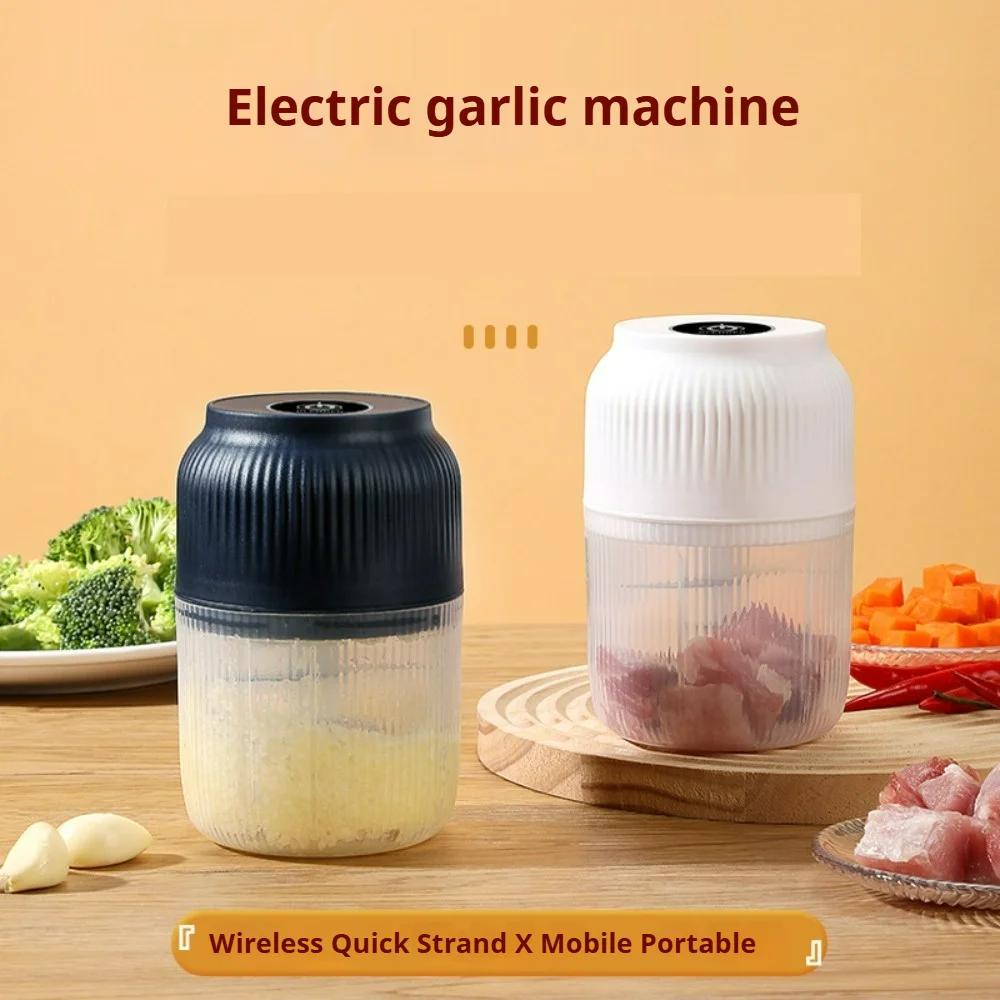 Electric Garlic Chopper Vegetable Chopper Meat Grinder Kitchen Kids Aid Mixer Food Processor Kitchen Tools 150ml/300ml/400ml