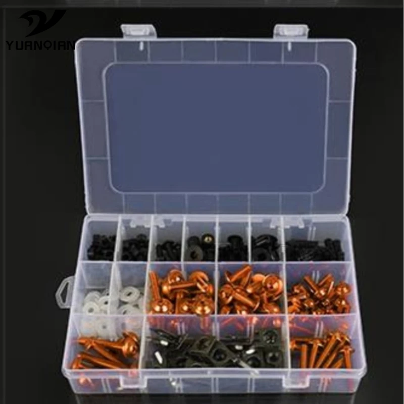 

202PCS Fairing Bolts Motorcycle Screws Body Screws Nuts For Kawasaki Z750 Z900 Z1000 Z800 Versys 650 Er6n 400 300 Z1000sx