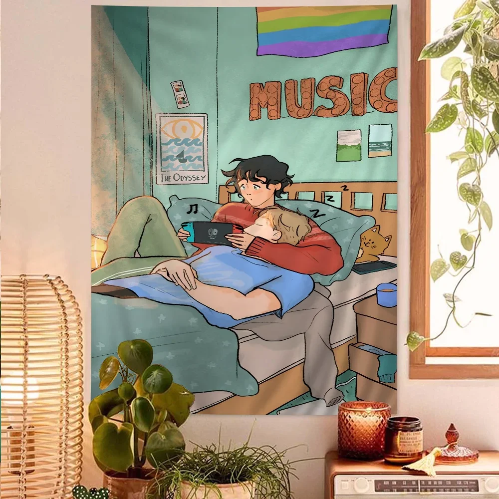 

Heartstopper Chart Tapestry Home Decoration hippie bohemian decoration divination Wall Hanging Home Decor