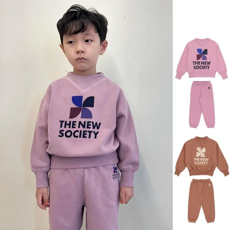 

Winter Loungewear Children's Sets Boy Pant Set Casual Suit Boys Pullover Hoodies Kids Pants Sweatshirts Baby Girl Clothes