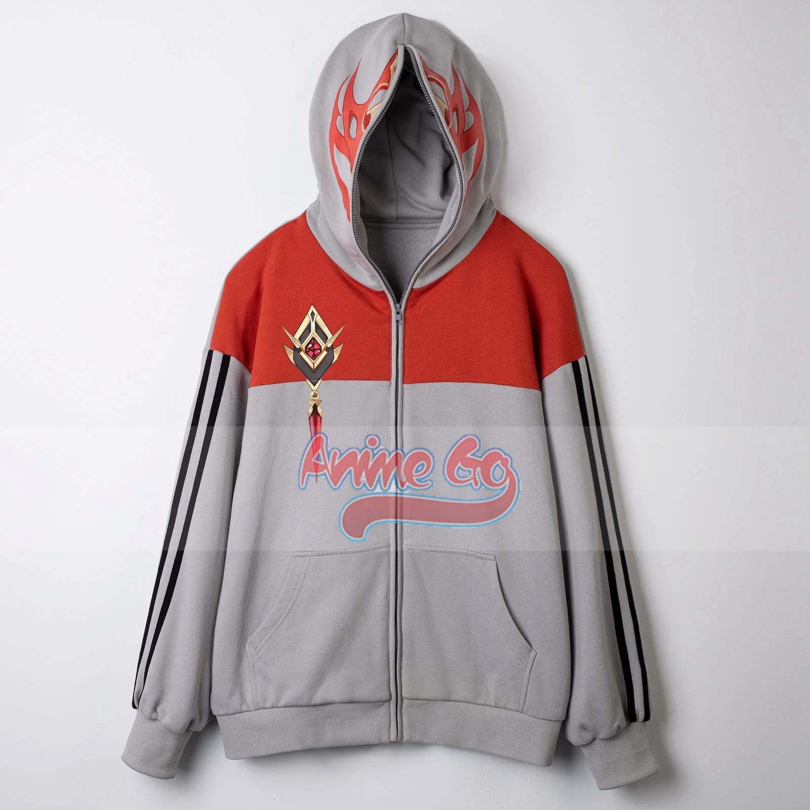 In Voorraad Genshin Impact Childe Tartaglia Cosplay Hoodie Kostuum Unisex Casual Jas Fy0027