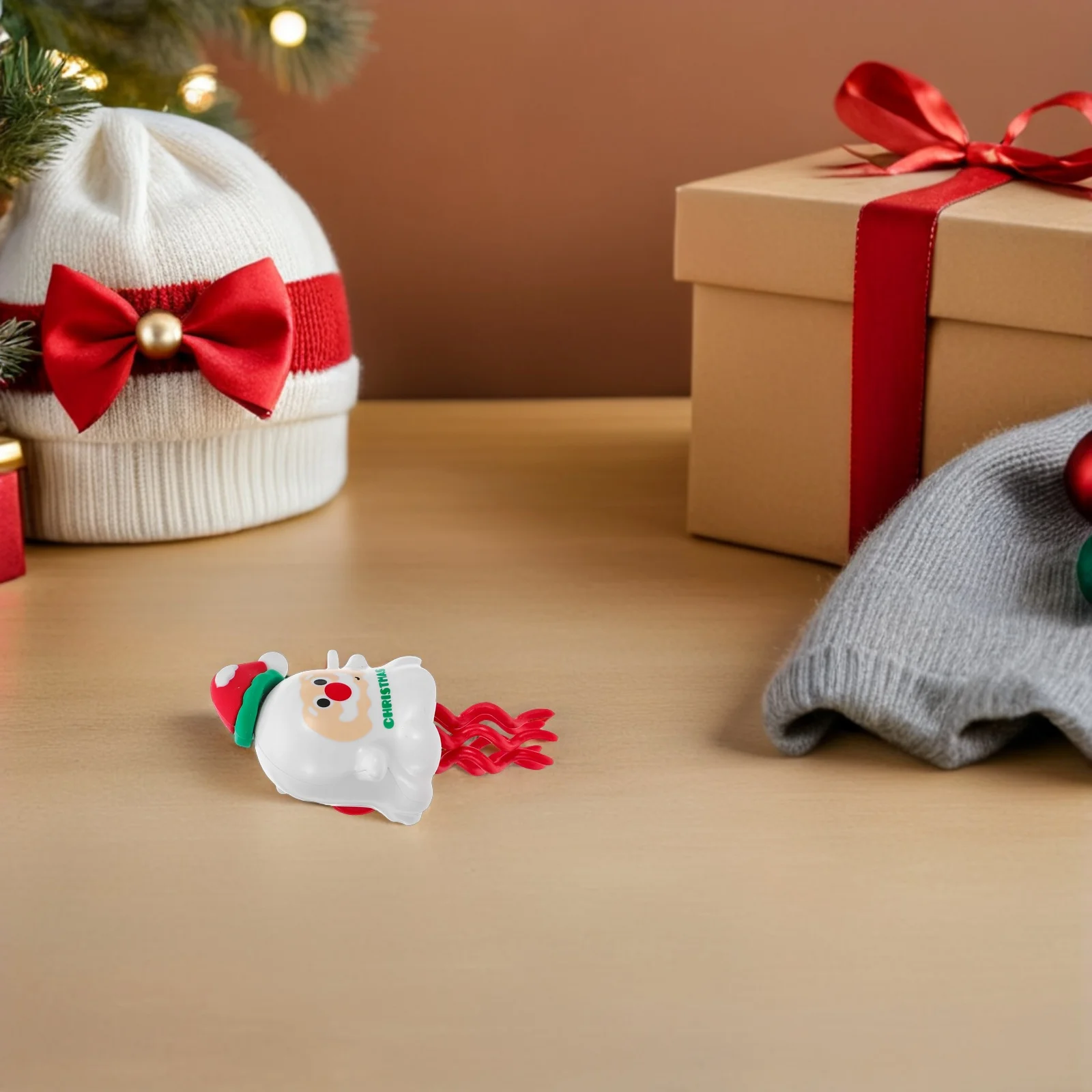 Feiertagsfeierbevorzugungen zum Aufziehen, Weihnachtsmann, Oktopus für Kinder, Weihnachten